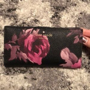 Kate Spade Hawthorne Lane Roses Wallet
